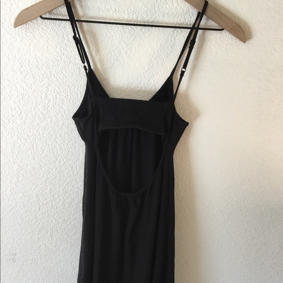 Express black maxi dress with back cutout - Picture 3 of 4